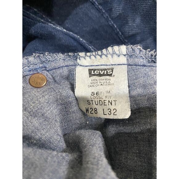 Vintage Levi’s 560 Blue Denim Jeans Size 27/31 Loose Fit Made In The USA - Picture 6 of 6